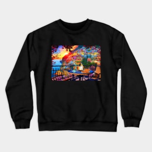 Balcony To Positano Crewneck Sweatshirt